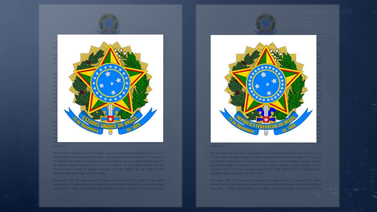 Estados Unidos do Brazil: veja diferenças entre brasões Estados Unidos do Brazil: veja diferenças entre brasões
