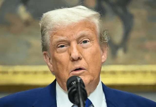 Presidente dos EUA, Donald Trump | Reprodução/Jim Watson/AFP