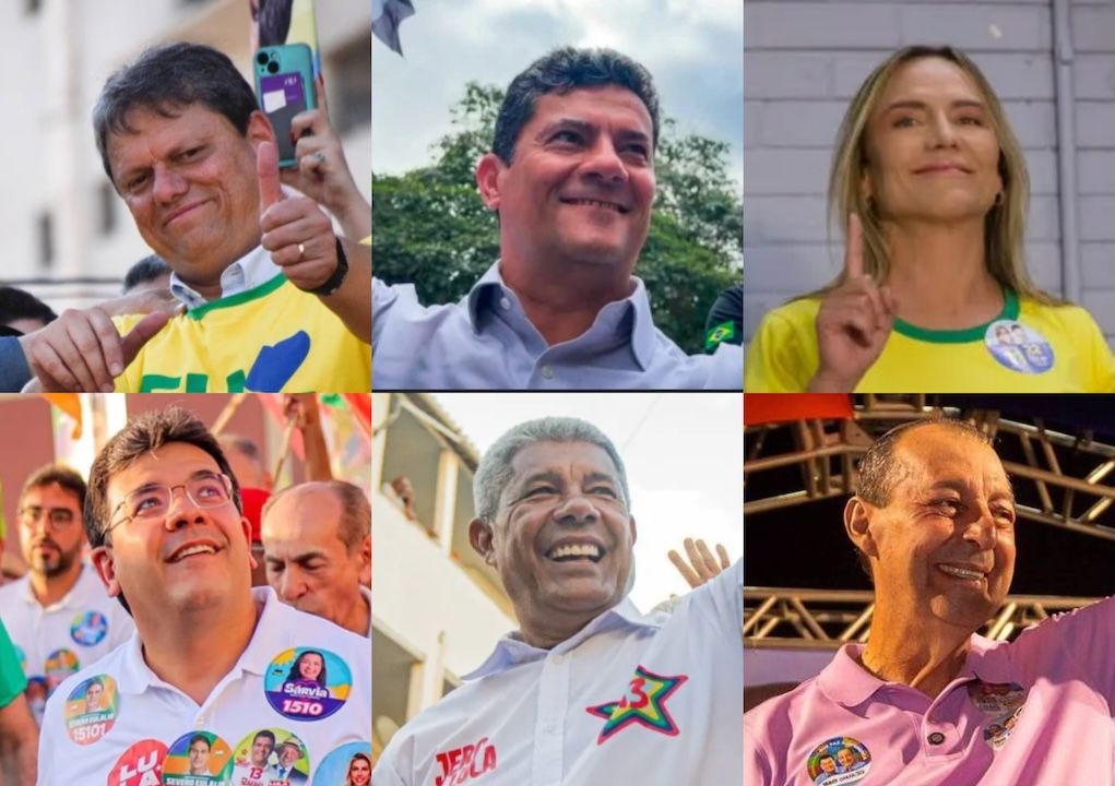 Brasil terá 21 governadores à direita e só 6 à esquerda
