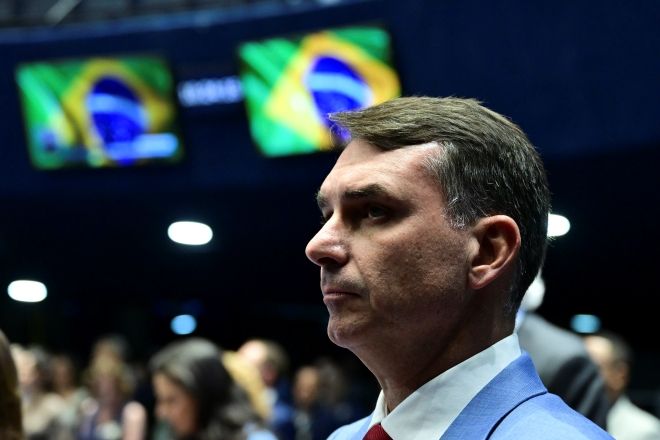 O senador Flávio Bolsonaro | Geraldo Magela/Agência Senado
