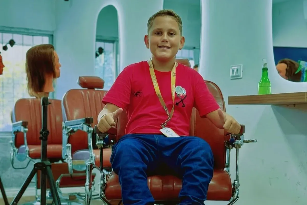 Influencer “Barbeiro Mirim”, de 14 anos, é morto em PE. | Reprodução/Redes sociais