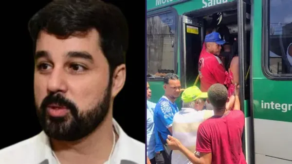 Secretário municipal de mobilidade de Salvador, Pablo Souza, é acusado de atrapalhar fluxo de eleitores | Reprodução/TV Aratu